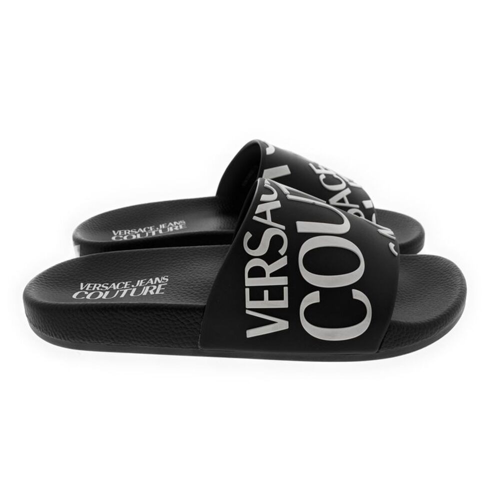 Versace Jeans Couture Bold Monochrome Logo Slides - Picture 2 of 4